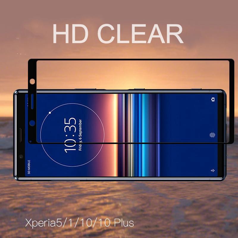 Set 2 Miếng Dán Cường Lực Toàn Màn Hình Dùng Cho Sony Xperia 1 10 Plus Xperia 5 Xperia 1 iii  5 iii 10 iii