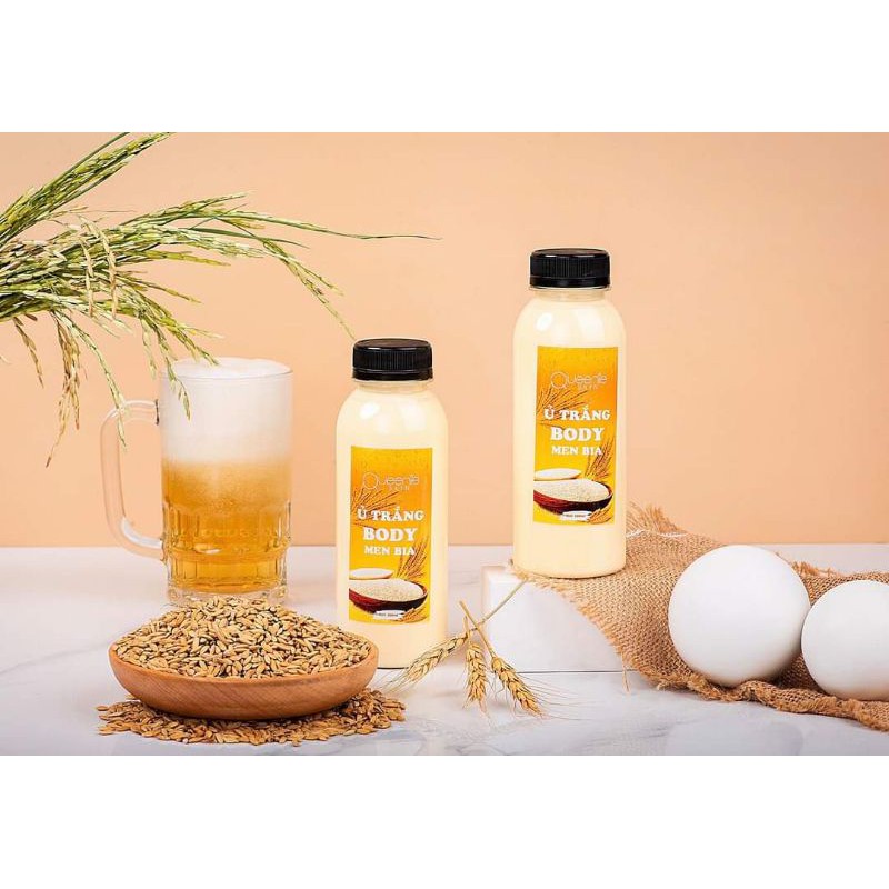 Ngậm trắng body men bia QUEENIE SKIN 350ml | BigBuy360 - bigbuy360.vn