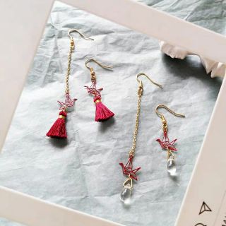 Bông tai Hồng hạc ST01
