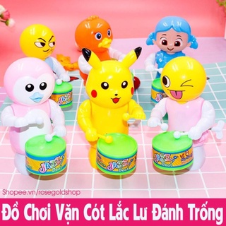 Đồ Chơi Vặn Cót Lắc Lư Đánh Trống Siêu Vui Nhộn [Thanh Mai Shop]