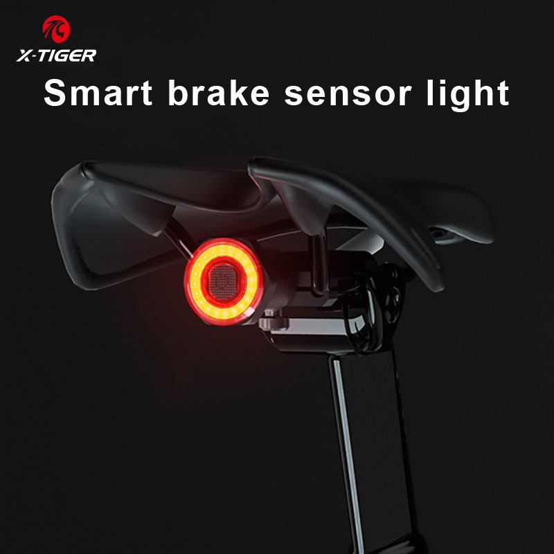 Đèn Led X-TIGER Thông Minh Chống Nước IPX6 Có Cổng Sạc USB Dành Cho Xe Đạp
