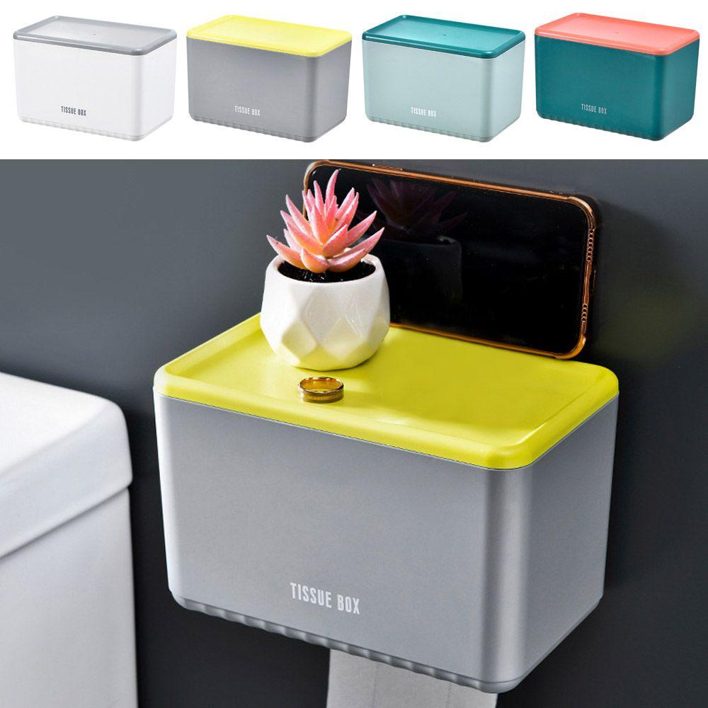 LAKAMIER Giá Đỡ Cuộn Giấy Vệ Sinh Gắn Tường Chống Nước Tiện Lợi