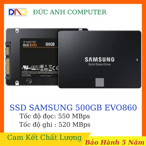Ổ cứng SSD Samsung 500gb EVO 860/870 - Bảo Hành 5 Năm - 1 Đổi 1
