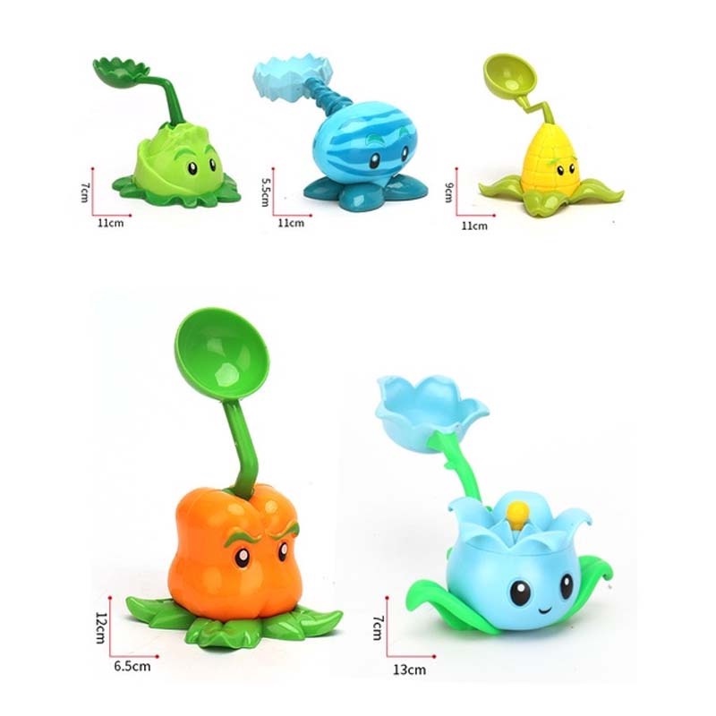 Thực vật mới. Set 2 Mô Hình Búp Bê Hoạt Hình Trong Game Zombies Làm Quà Tặng Cho Bé