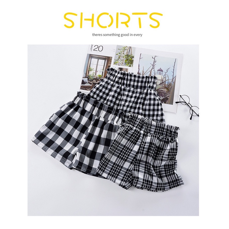 Quần Short Kẻ Caro Dành Cho Bé Mẫu Mới 2022 - Hàng Quảng Châu Cao Cấp (QV1)