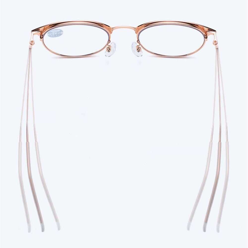 Kính Đọc Sách Gọng Kim Loại Chăm Sóc Tầm Nhìn Ban Đêm Cho Nữ