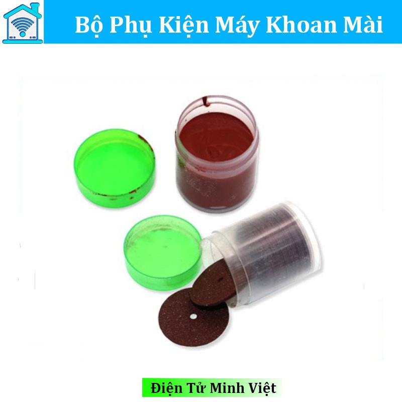 Bộ Phụ Kiện Máy Khoan Mài Đa Năng 105 Chi Tiết - Đĩa Cắt - Mũi Mài Mini - Nỉ Đánh Bóng