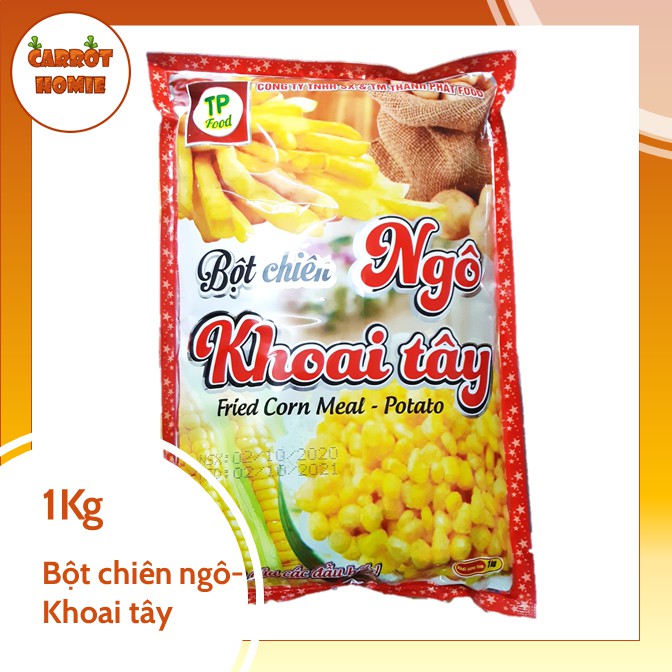 Bột chiên ngô-khoai 1kg Gói lớn tiết kiệm