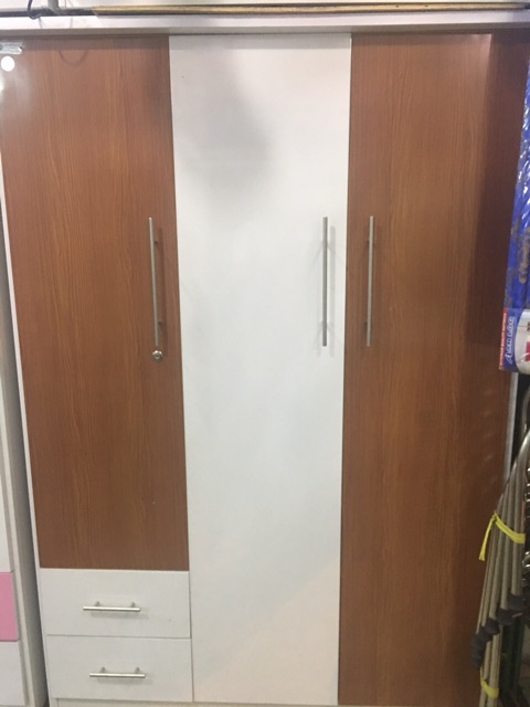 Tủ nhựa đài loan 3 cánh thẳng 1m26*1m85*48 (ko có hộc) | BigBuy360 - bigbuy360.vn