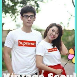 Áo đôi supreme đẹp