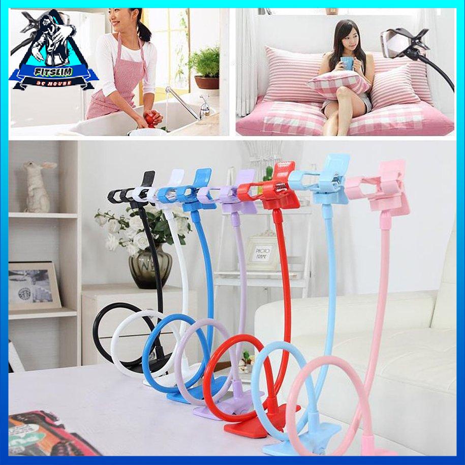 Kẹp xoay 360 linh hoạt Giá đỡ điện thoại di động trên giường lười Giá đỡ máy tính để bàn