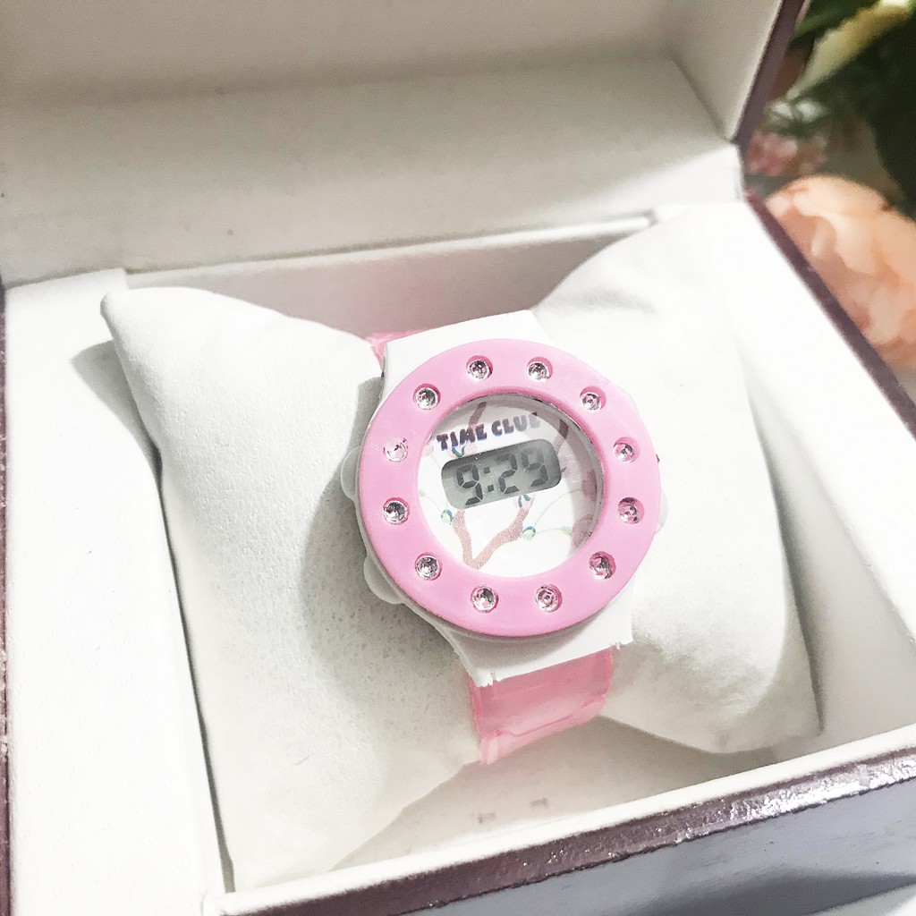 (Màu ngẫu nhiên) Đồng hồ điện tử trẻ em dây nhựa dẻo N3 | BigBuy360 - bigbuy360.vn