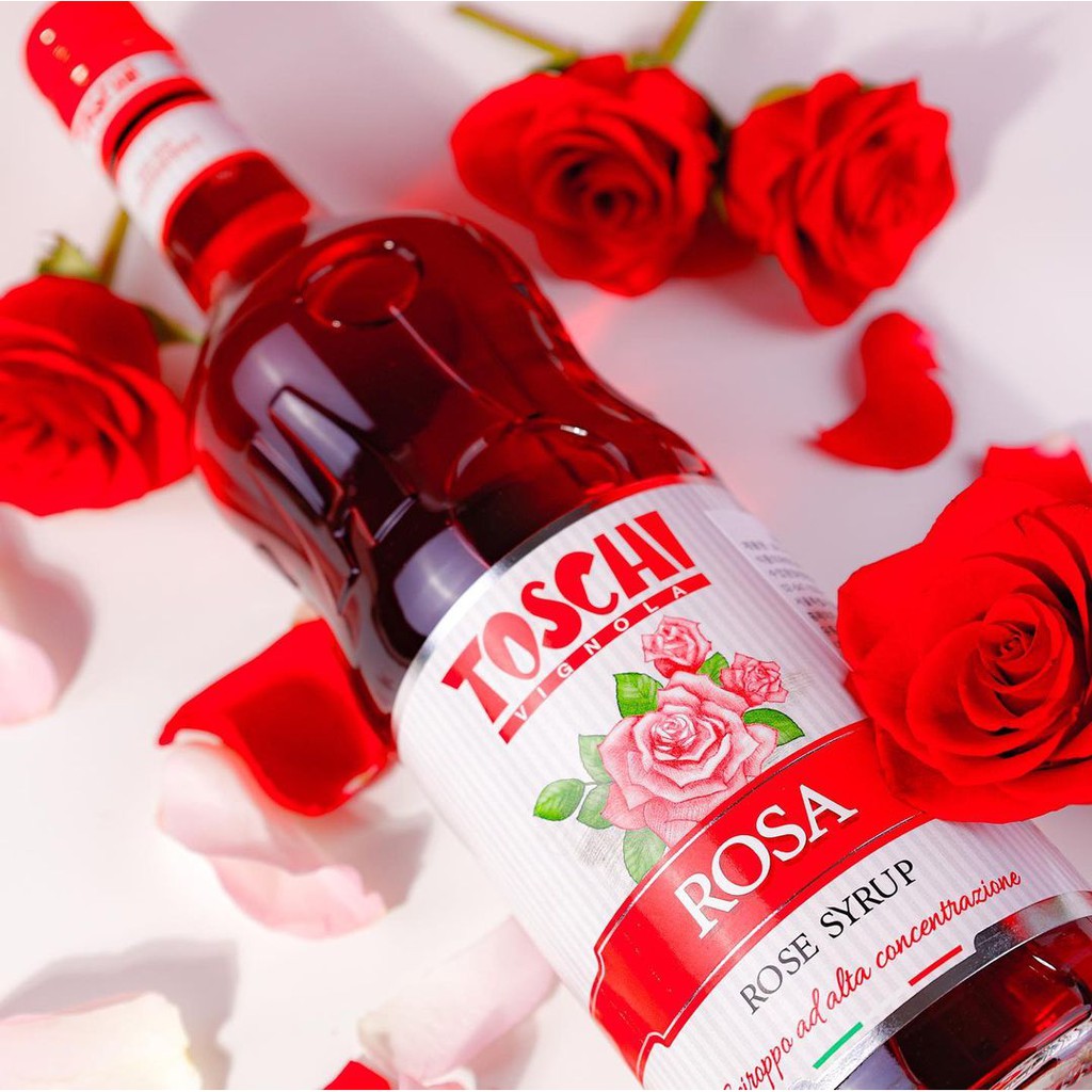 Siro Toschi Hoa Hồng 1000ml - Toschi Rose Syrup 1000ml