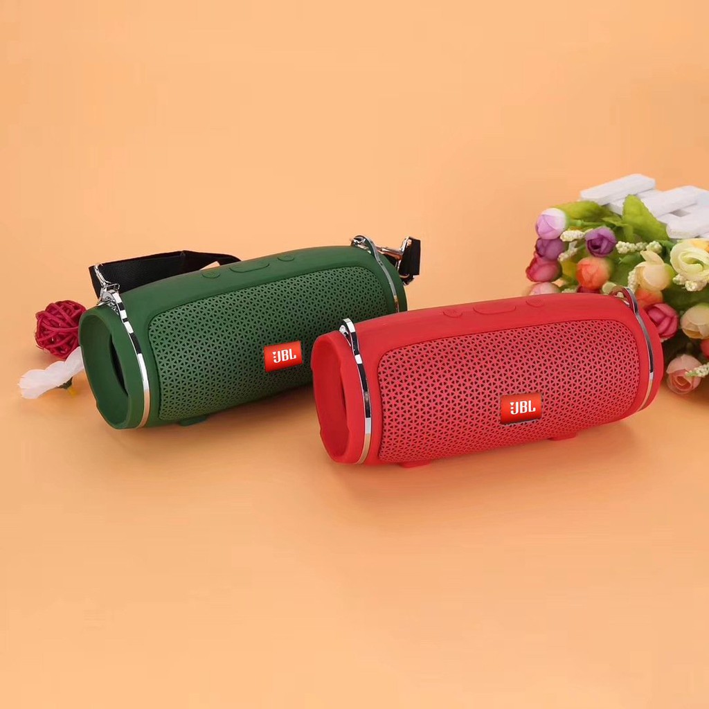 Loa Bluetooth JBL Charge 4+ Mini bass tốt khoẻ, tặng kèm dây đeo dung lượng pin 6000mah