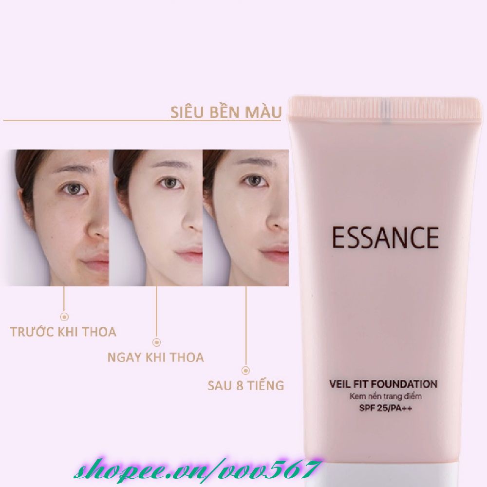 Kem Nền Số 21 Tông Da Sáng Essance Vdivov Veil Fit Foundation 30ml Sand Ivory Chính Hãng. | BigBuy360 - bigbuy360.vn