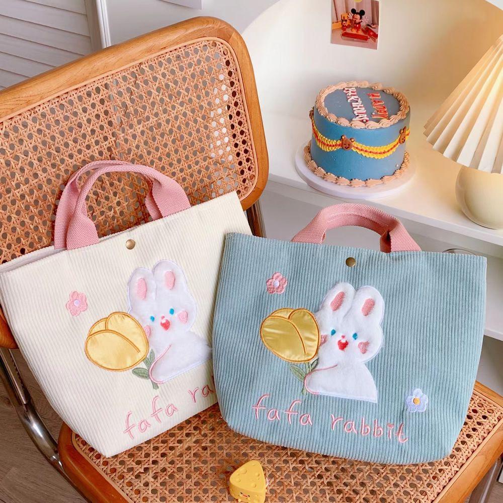 MXGOODS Túi Xách Vải Cỡ Lớn Thêu Họa Tiết Dễ Thương Cho Nữ