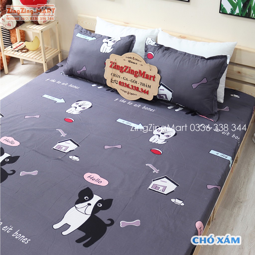 Bộ Ga Gối Poly Ga trải giường | Bộ Drap giường Cotton Poly size m2/m6/m8/2m2 Nhiều mẫu lựa chọn