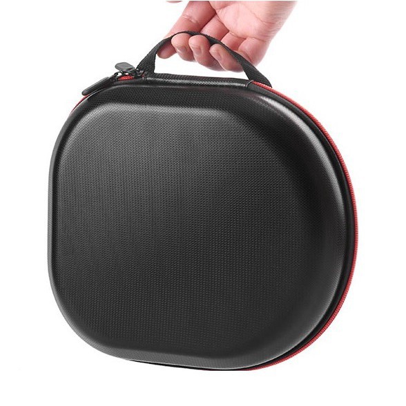 Túi đựng tai nghe chụp tai fullsize cỡ lớn, phom cứng, khoá đỏ có tay cầm tiện lợi cho ATH M50X Sony B950 CHUPTAI-6
