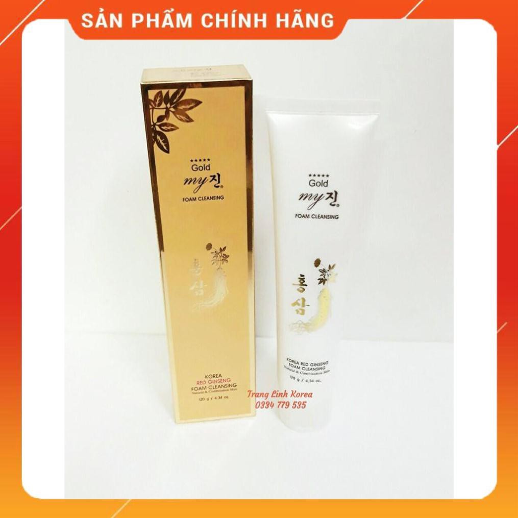 [ Trợ Giá ] Sữa Rửa Mặt Hồng Sâm Vàng My Gold Hàn Quốc