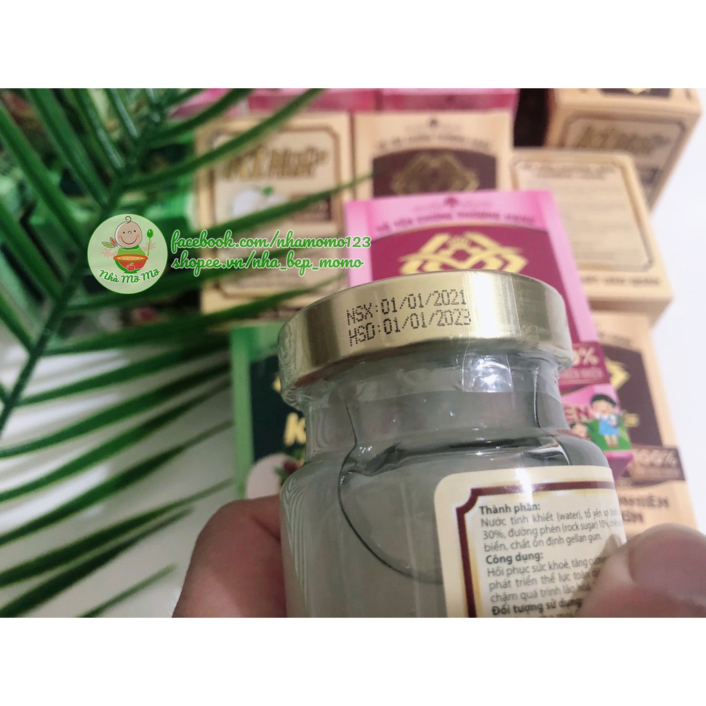 Tổ yến chưng sẵn Hoàng Gia 70ml - 30% tổ yến nguyên chất - Nhà Mỡ Mỡ