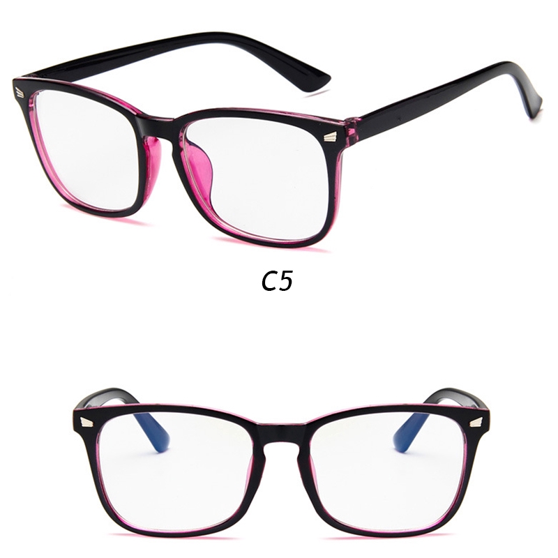 Kính Mát Gọng Mắt Mèo Chống Ánh Sáng Xanh Phong Cách Retro