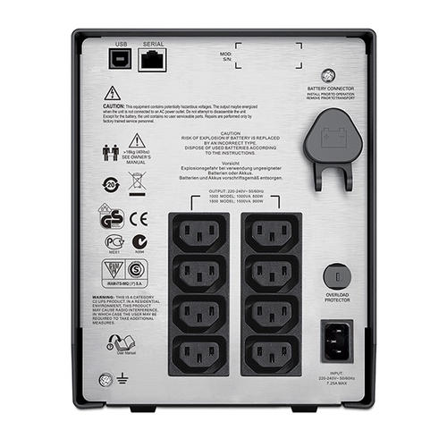 Bộ lưu điện thông minh APC by Schneider Electric Smart-UPS C 1000VA LCD 230V SMC1000IC