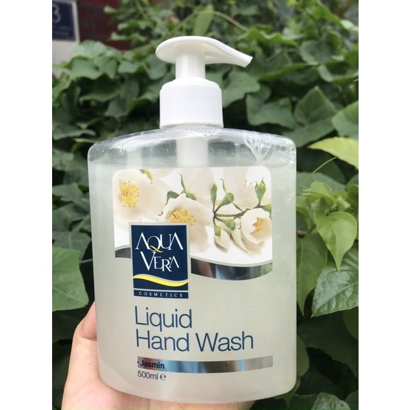 NƯỚC RỬA TAY DƯỠNG DA HƯƠNG HOA NHÀI AQUA VERA 500ml