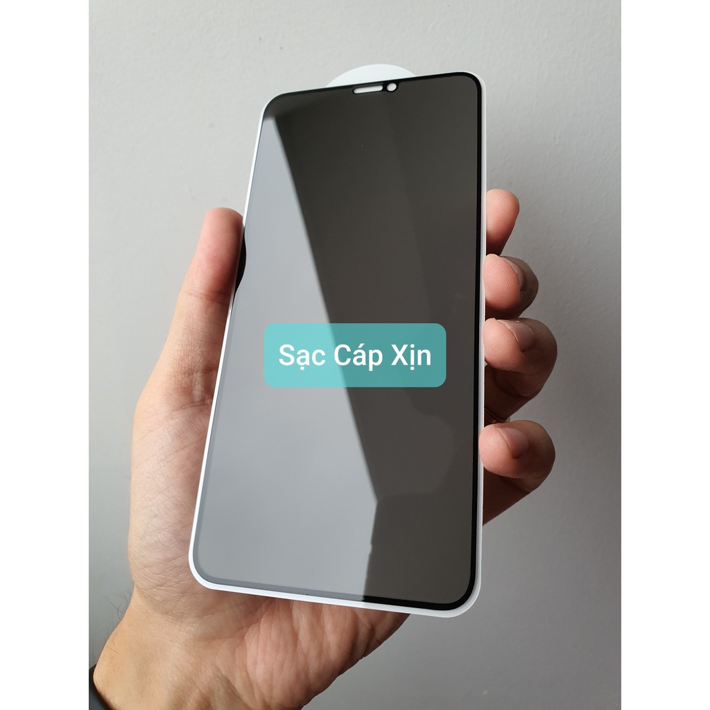 Kính cường lực chống nhìn trộm FULL màn Iphone Siêu cứng