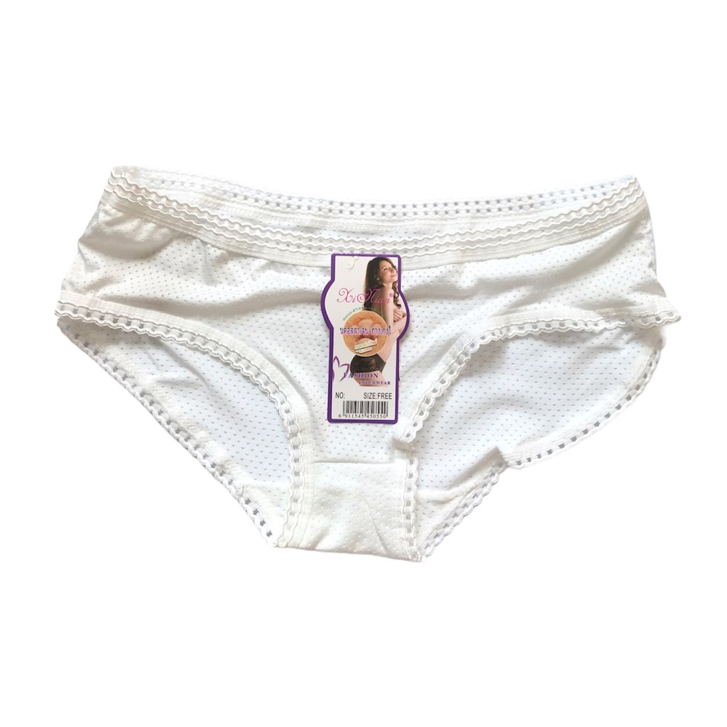  Quần lót nữ viền ren cạp ren dễ thương, quần chip nữ thông hơi thoáng mát QL05 | BigBuy360 - bigbuy360.vn