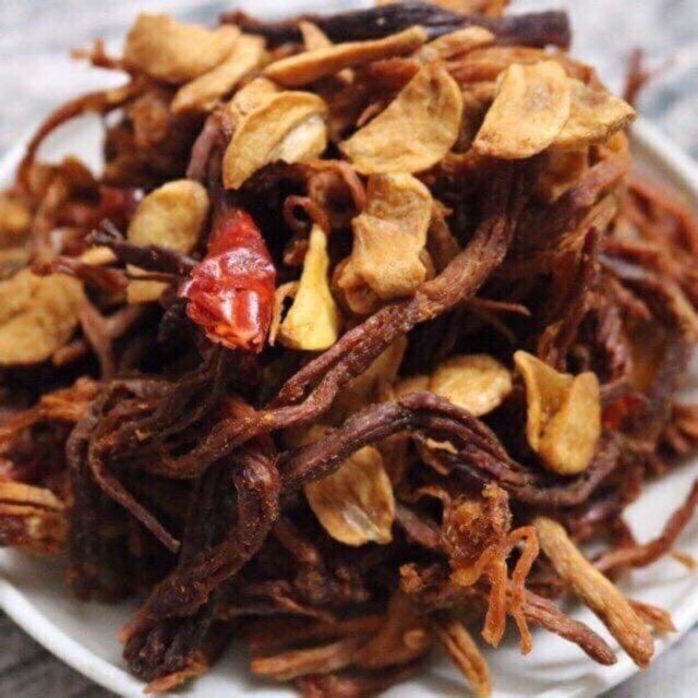 500gr heo khô cháy tỏi loại 1 | KingFood - Thế Giới Đồ Ăn Vặt - Đồ Ăn Vặt Hà Nội