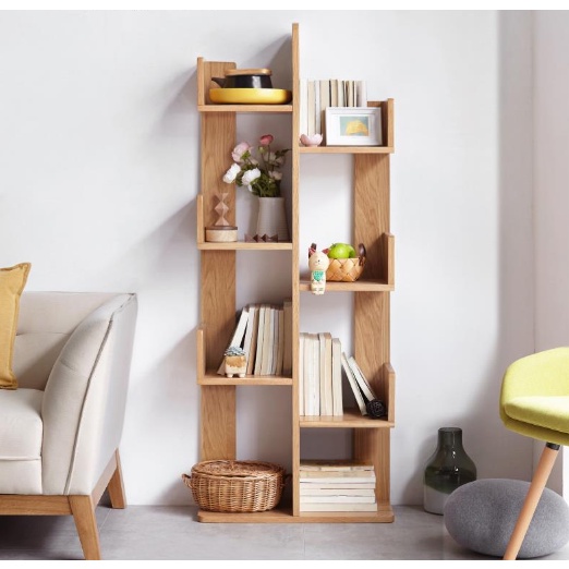 Kệ Sách Gỗ Trang Trí Để Đồ 7 Tầng - Nội Thất Gcon