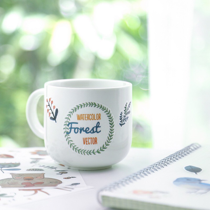 Bộ 3 Sticker MỜ họa tiết cỏ hoa (SM09)