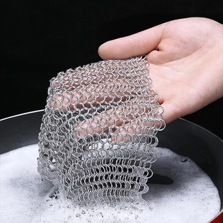 1 Miếng Chà Nồi Bằng Thép Không Gỉ Có Thể Tái Sử Dụng