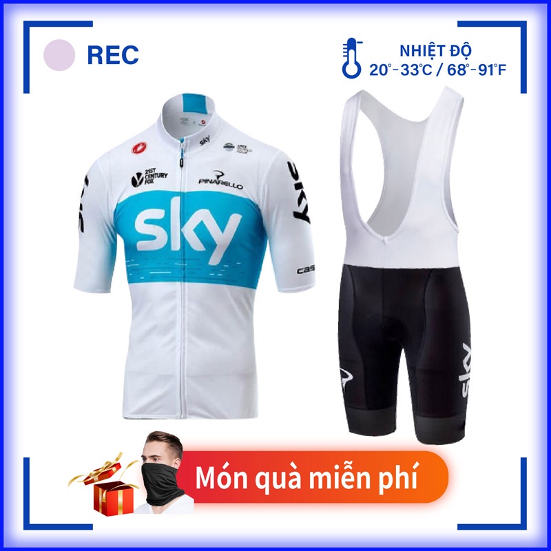 【TRONG KHO】 SKY Áo sơ mi đi xe máy BMX MTB MX Race mặc Áo đua xe đạp xuống dốc Bộ quần áo thể thao giản dị Xịn