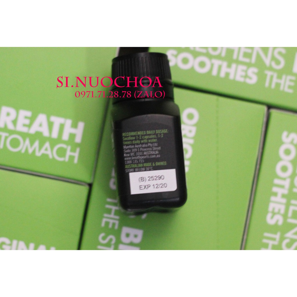 Viên thơm miệng BREATH PEARLS Úc hộp 50 viên