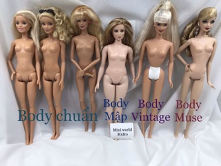 Vay4 Đồ búp bê barbie, model muse. Mã váy Barbie A