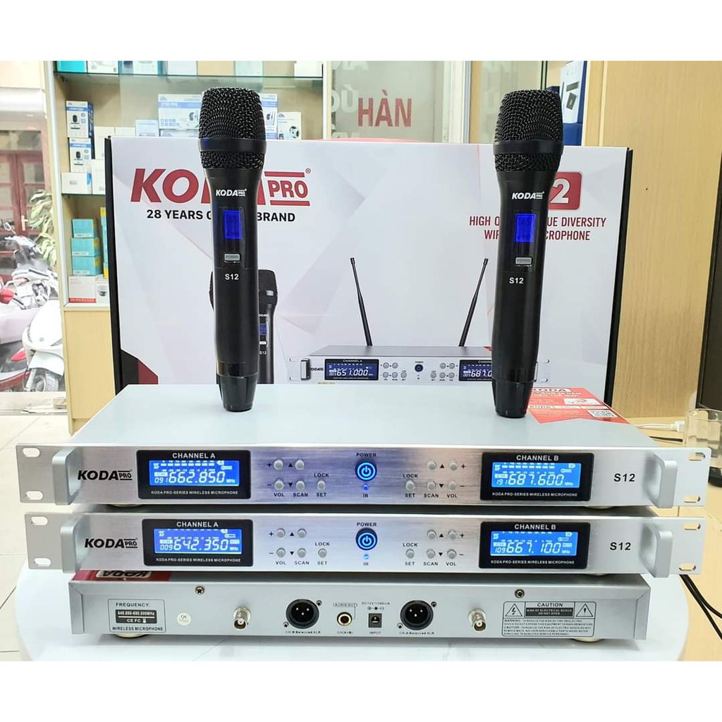 MICRO KHÔNG DÂY KODA S12 CHÍNH HÃNG