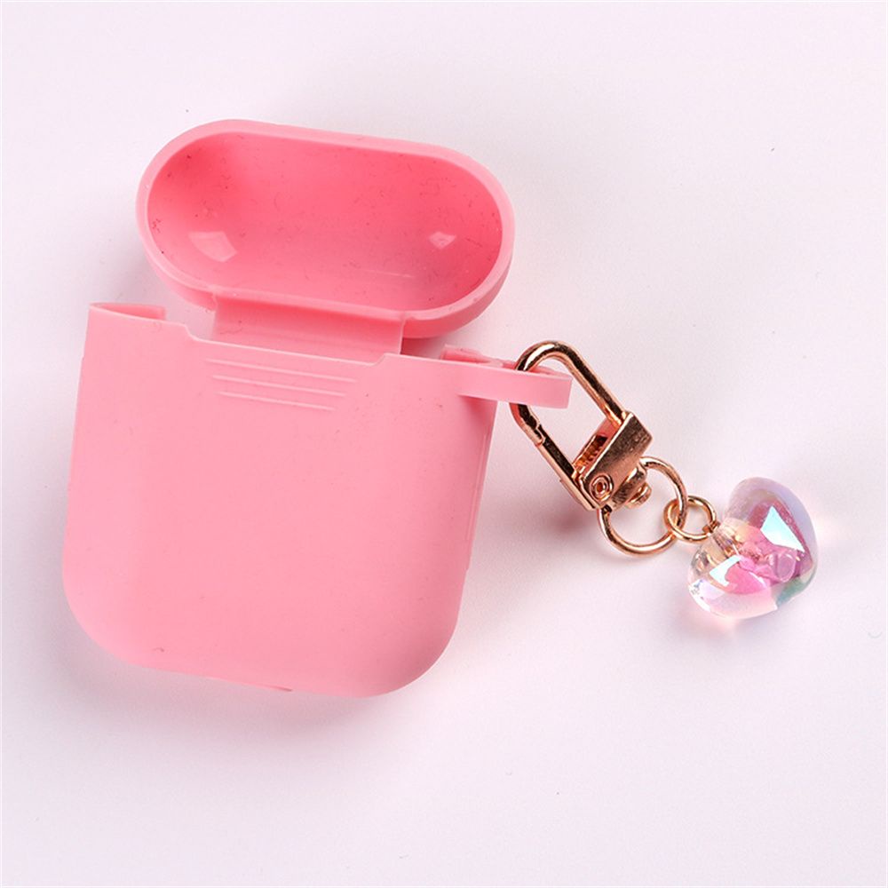 Móc khóa hình trái tim tùy chọn màu sắc xinh xắn dễ thương