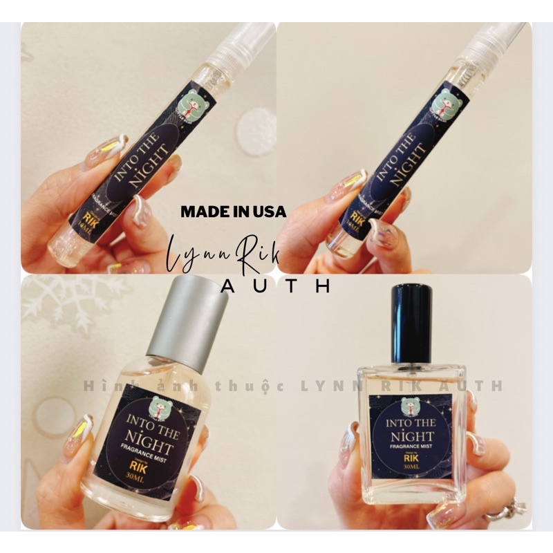 INTO THE NIGHT - Mẫu Chai Xịt Thơm USA