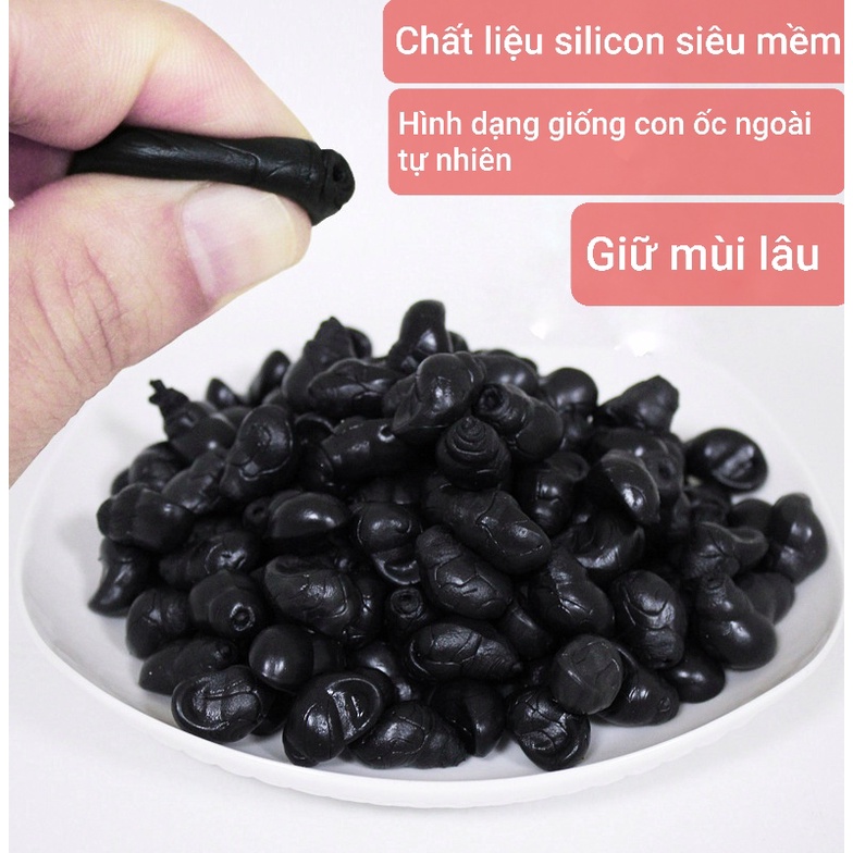 Hạt Silicon, Hạt Dan, ốc giả săn hàng, câu trắm đen, chép lợn, Tặng tinh mùi ngâm hạt - Khôi Fishing