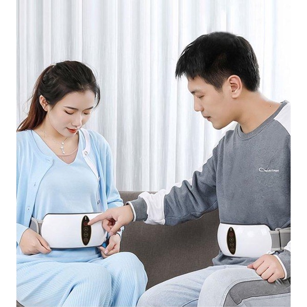 Máy massage rung đánh tan mỡ bụng BM-B45 sử dụng Pin + Điện, Đai massage rung giảm mỡ bụng, Đai rung nhiệt tan mỡ bụng