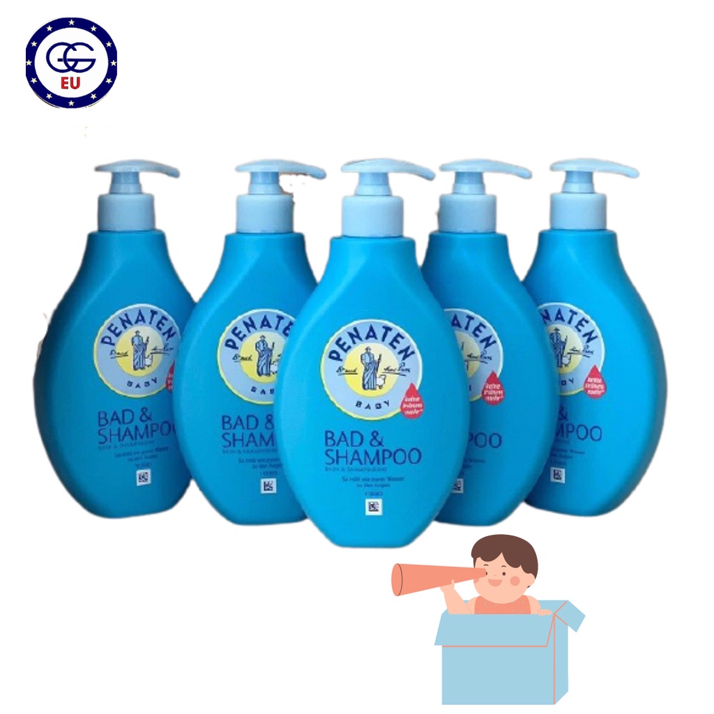 Sữa tắm gội cho trẻ em PENATEN, chống cảm an toàn cho da của bé, nội địa Đức GGEU
