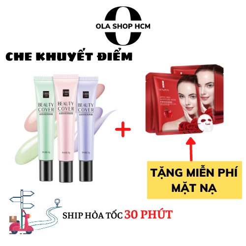 Kem Lót Che Khuyết Điểm Senana Beauty Cover Dưỡng Ẩm Làm Sáng Và Mịn Da, Kiểm Soát Dầu 30g