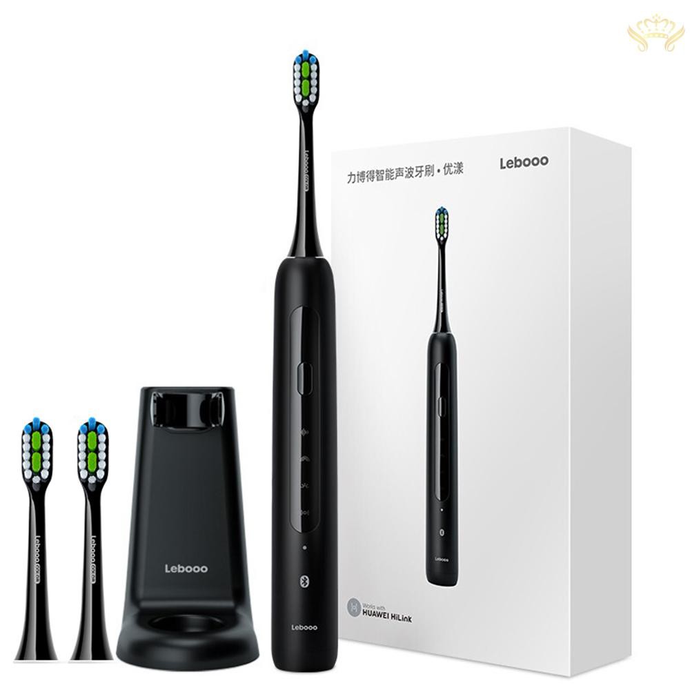 ♦HUAWEI Lebooo Electric Sonic Toothbrush Intelligent App Control Supersonic Protective USB Rechargeable Sonic Vibration Four-speed Home ultrasound toothbrush Waterproof