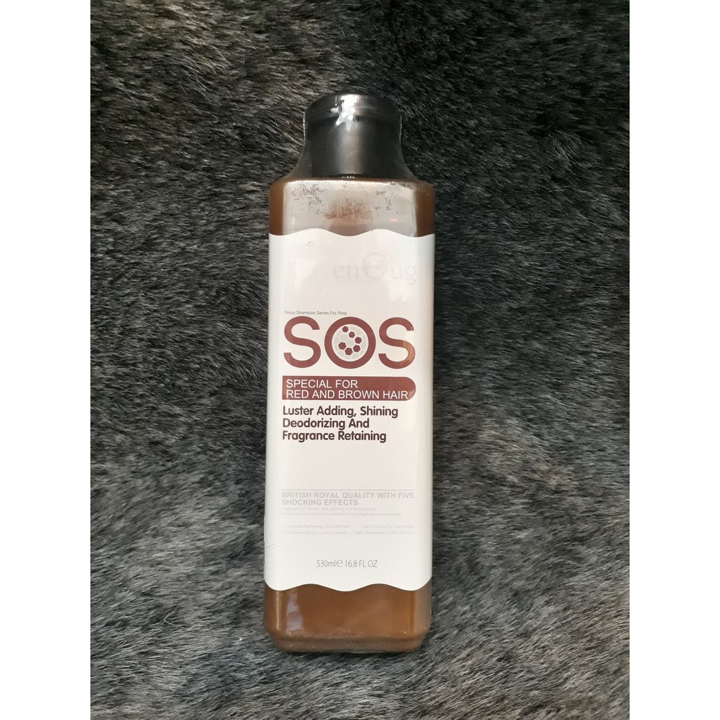 Sữa tắm cho chó lông nâu đỏ SOS special for red and brown hair 530ml
