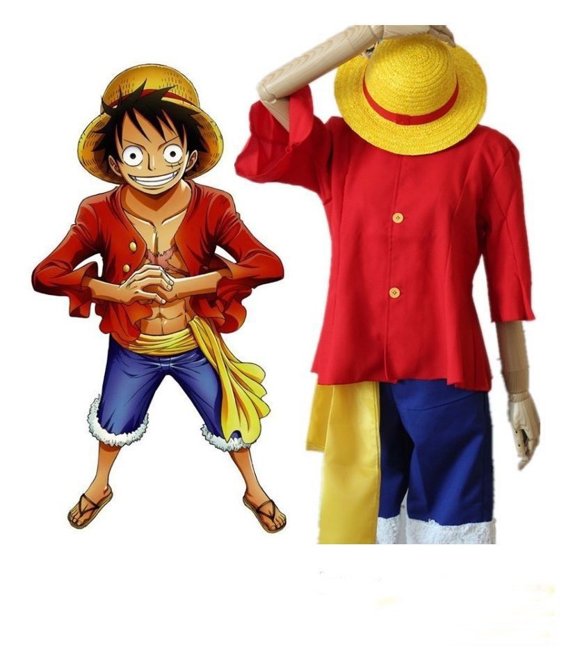 Bộ Đồ Hóa Trang Nhân Vật Luffy Trong Phim Hoạt Hình One Piece