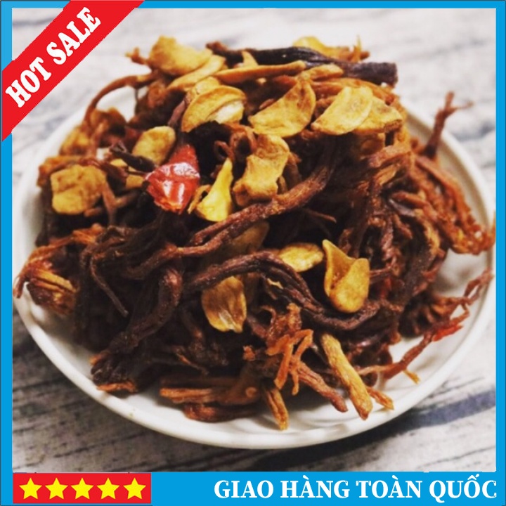 1kg Khô heo cháy tỏi ( zip bạc )