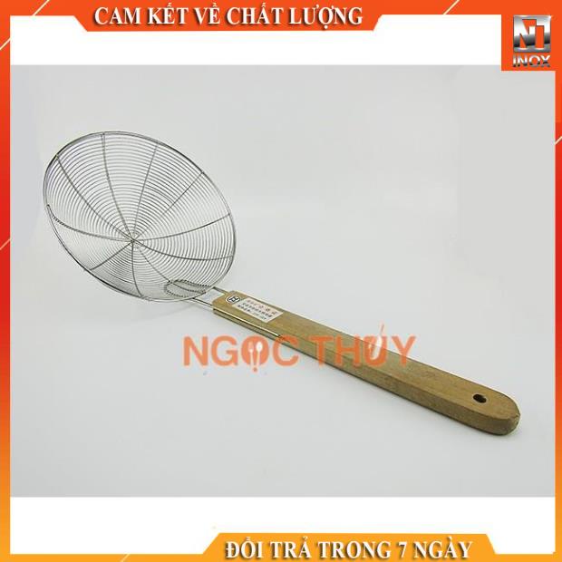 Vợt vòng inox cán gỗ đủ size