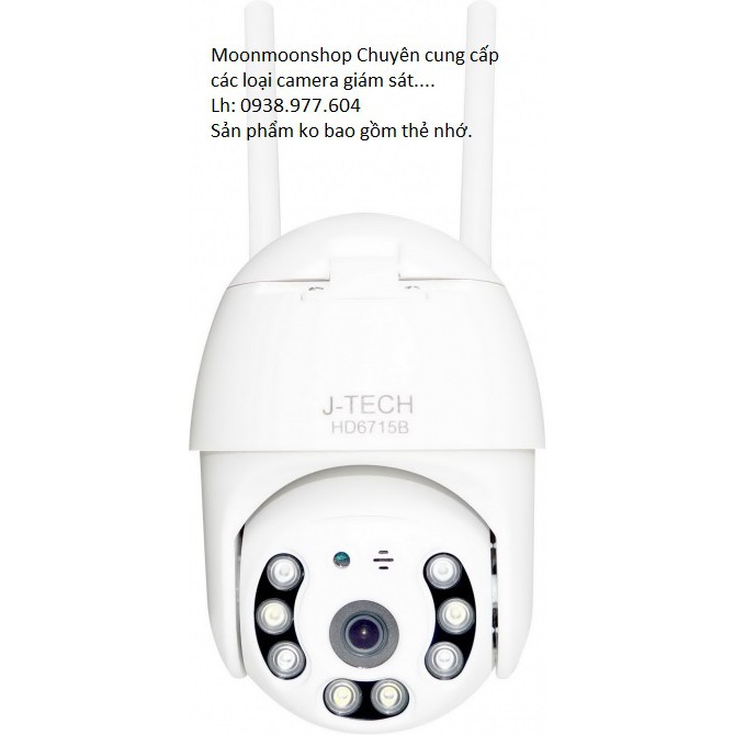 CAMERA WIFI IP J-TECH HD6715C (3MP, XOAY, SMART LIGHT)