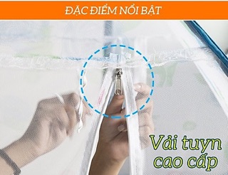 Màn chụp tự bung đỉnh chóp đủ size (1m6-2m2)x2m  siêu bền